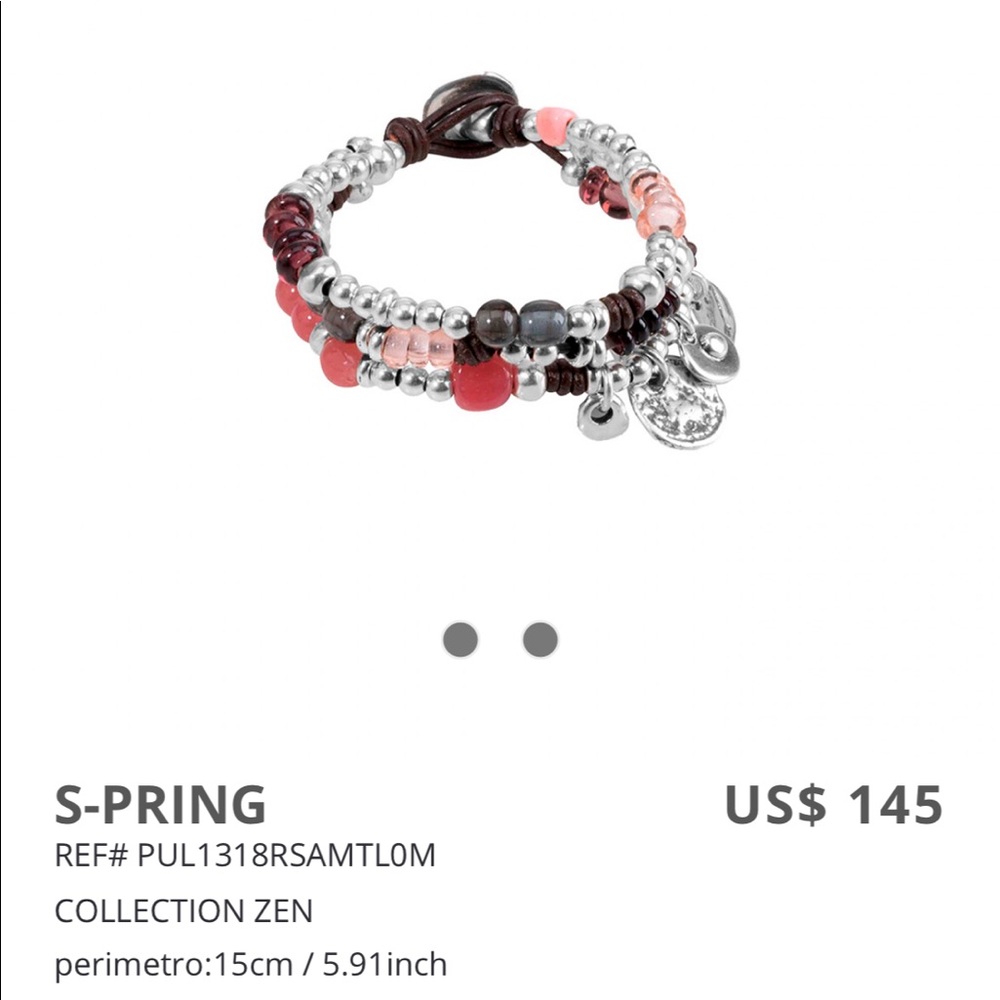Beautiful S-Pring Uno de 50 bracelet